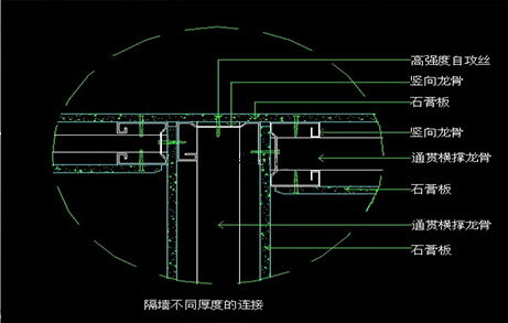 不同厚度連接